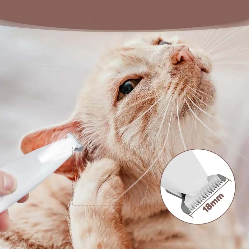 🐾 Pattes Zen™ – Tondeuse Silencieuse Multi-Usages pour Chien & Chat