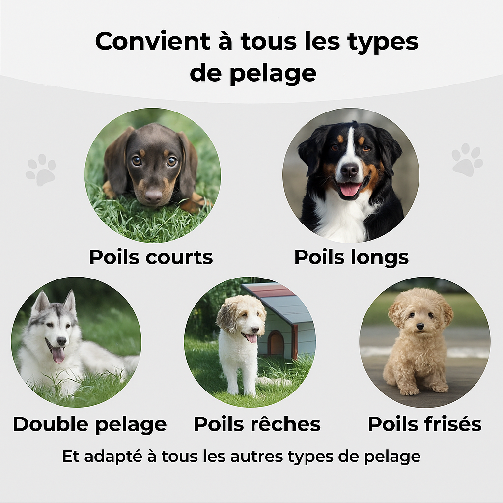 Brosse Anti-Mue – Toilettage facile pour chiens & chats