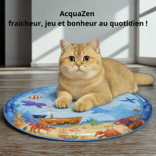 AcquaZen – Le tapis rafraîchissant apaisant pour chiens & chats