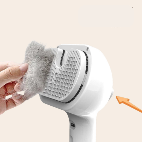 GroomTendance Steami Pro – Brosse de Toilettage Professionnelle à Vapeur pour Chiens et Chats