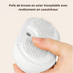 GroomTendance Steami Pro – Brosse de Toilettage Professionnelle à Vapeur pour Chiens et Chats