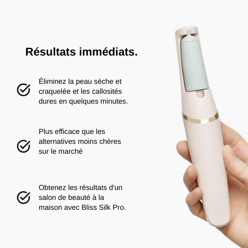 Bliss Silk Pro – Des pieds doux sans visites coûteuses en institut